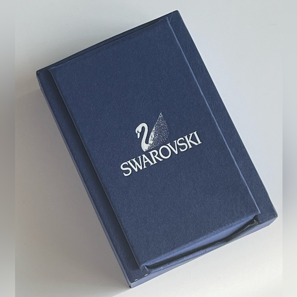 SWAROVSKI Signed Blue Rhinestone Phone Charm NWT - Picture 2 of 10